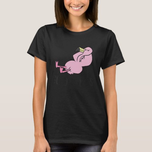 Cute Sleeping Flamingo Good At Naps  Flamingo T_Shirt