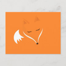 Cute sleeping fox