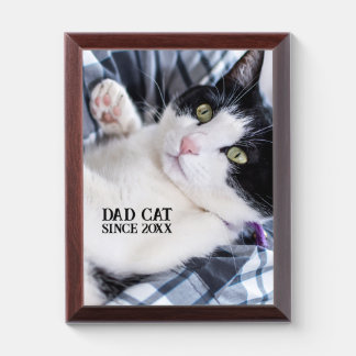 Cute Sleeping Kitten Award Plaque