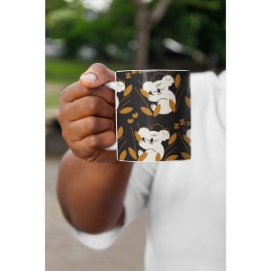Cute Sleeping Koala Mug – Cozy Minimalist Animal