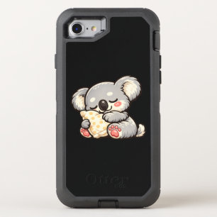 Cute Sleeping Koala with Pillow OtterBox Defender iPhone SE/8/7 Case