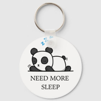 Cute Sleeping Panda Keychain