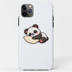 Cute Sleeping Panda with Pillow iPhone 11 Pro Max Case