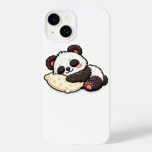 Cute Sleeping Panda with Pillow Case-Mate iPhone 14 Case