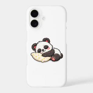 Cute Sleeping Panda with Pillow iPhone 17 Case