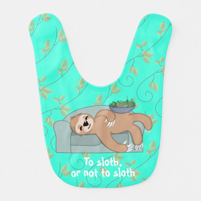 sloth bib