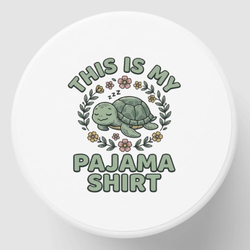 Cute Sleeping Turtle Pajama Shirt Vintage Vector D Mini Candle Favors