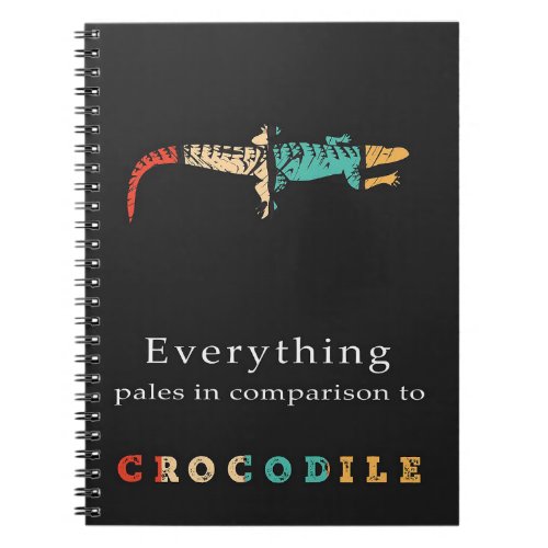 Cute sleepy Crocodile Notebook