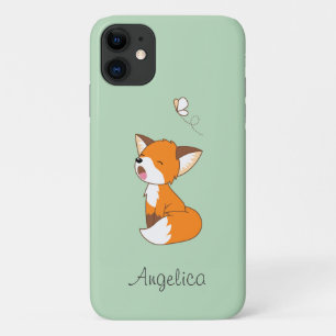 Cute Sleepy Little Fox iPhone 11 Case