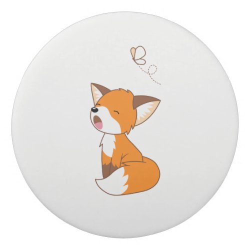 Cute Sleepy Little Fox Eraser