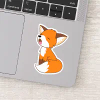 Cute Sleepy Little Fox Sticker