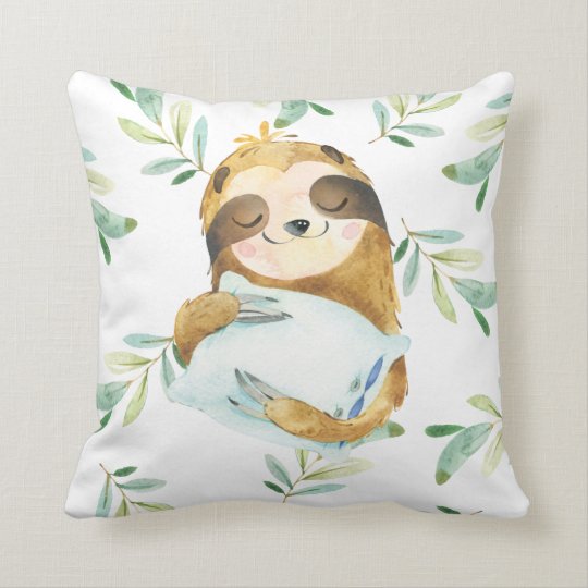 sleepy sloth pillow