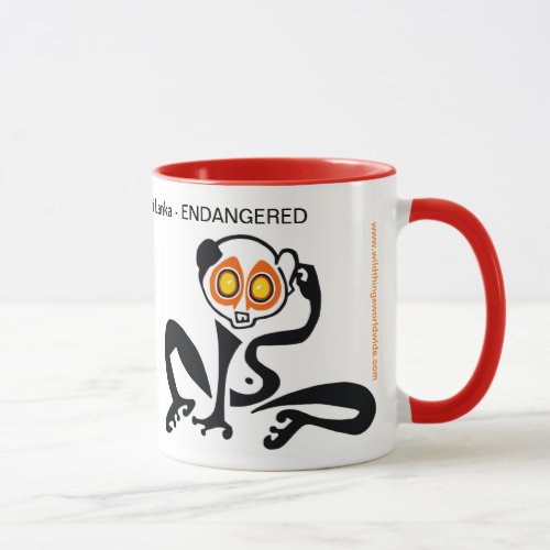 Cute Slender Slow LORIS_ Animal lover _ Wildlife _ Mug