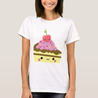 Cute Slice of Kawaii Ice Cream Cake T-Shirt