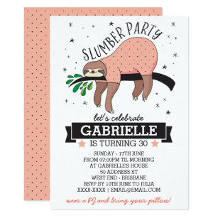 Adult Slumber Party Invitations 8