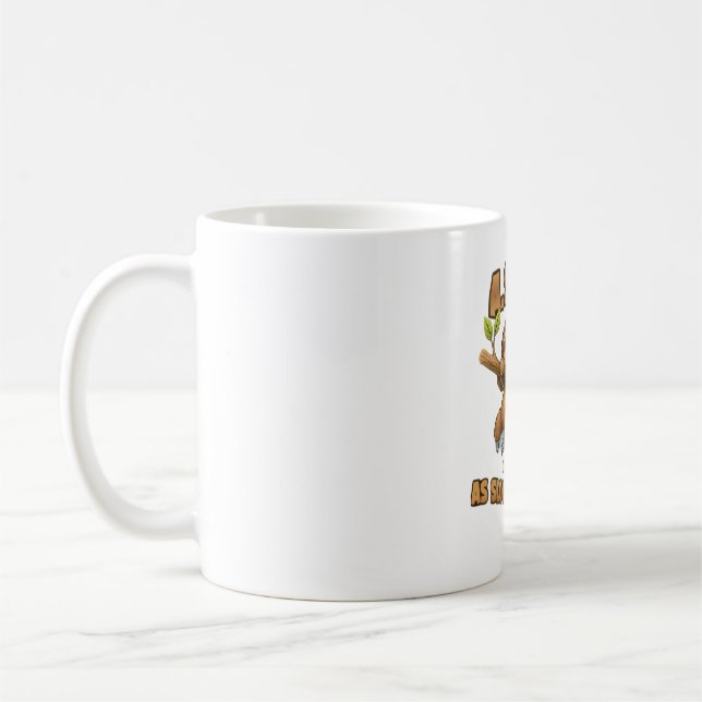 Cute Sloth ASAP – As Slow As Possible Classic T-Sh Coffee Mug (Left)