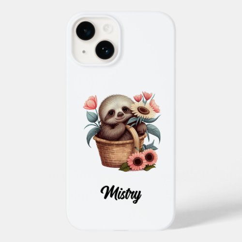 cute sloth baby animal Case_Mate iPhone 14 case