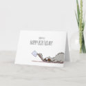 Cute Sloth Belated Happy Birthday Funny Cartoon