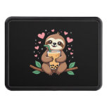 Cute Sloth Boba Bubble Milk Tea Kawaii Women Girls Hitch Cover