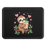 Cute Sloth Boba Bubble Milk Tea Kawaii Women Girls Hitch Cover