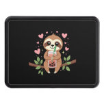 Cute Sloth Boba Bubble Milk Tea Kawaii Women Girls Hitch Cover