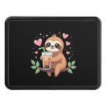 Cute Sloth Boba Bubble Milk Tea Kawaii Women Girls Hitch Cover