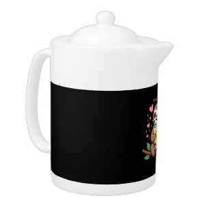 Cute Sloth Boba Bubble Milk Tea Kawaii Women Girls Teapot