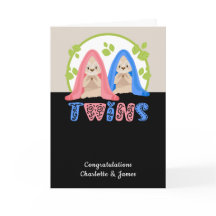 Cute Sloth Boy And Girl New Twin Babies