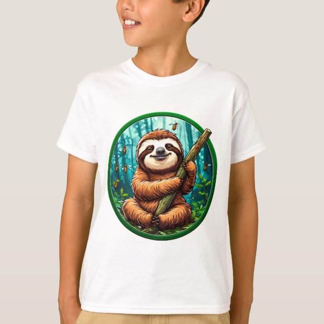 🦥 Cute Sloth Chill Animal Gift ✨ T-Shirt (Front)