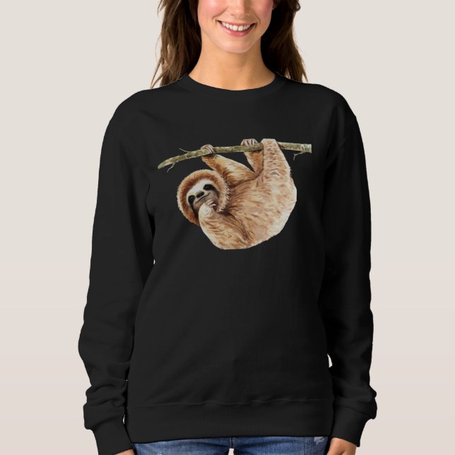 Cute Sloth Cute Sloth  Sweet Dreams Sweatshirt (Front)
