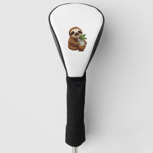 Cute Sloth Drinking Yerba Mate – Adorable Kawaii A Golf Head Cover