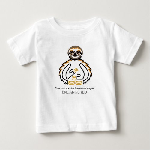  Cute SLOTH _ Endangered animal _ Baby T_Shirt