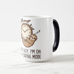 Cute Sloth Energy Saving Mode Funny Coffee Mug