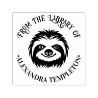 Cute Sloth Face Library Book Name