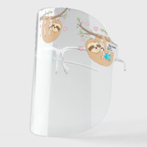 Cute Sloth Face Shield