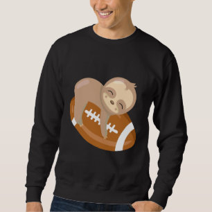 Cute Sloth Football Sweatshirt