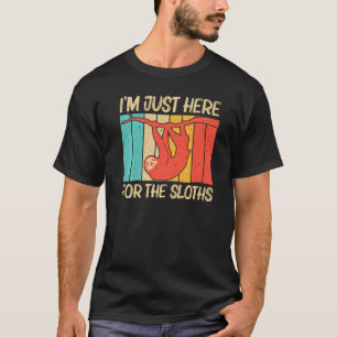Cute Sloth For Men Women Giant Sloth Sloths Vinta T-Shirt