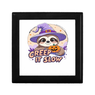 Cute Sloth Halloween Shirt � Funny Creep It Slow W Gift Box