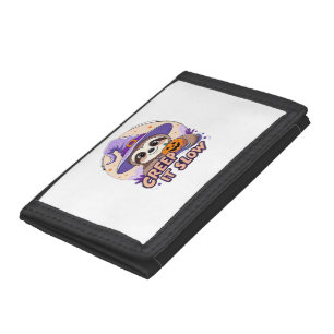 Cute Sloth Halloween Shirt � Funny Creep It Slow W Tri-fold Wallet