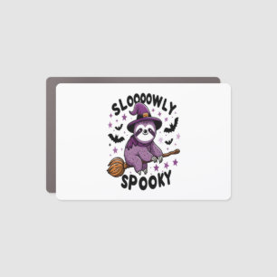 Cute Sloth Happy Halloween (2) Car Magnet