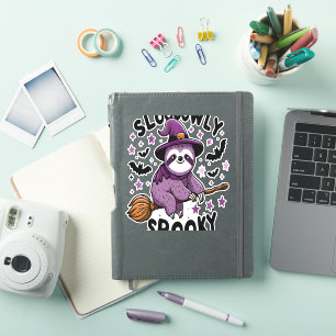 Cute Sloth Happy Halloween (2) Sticker