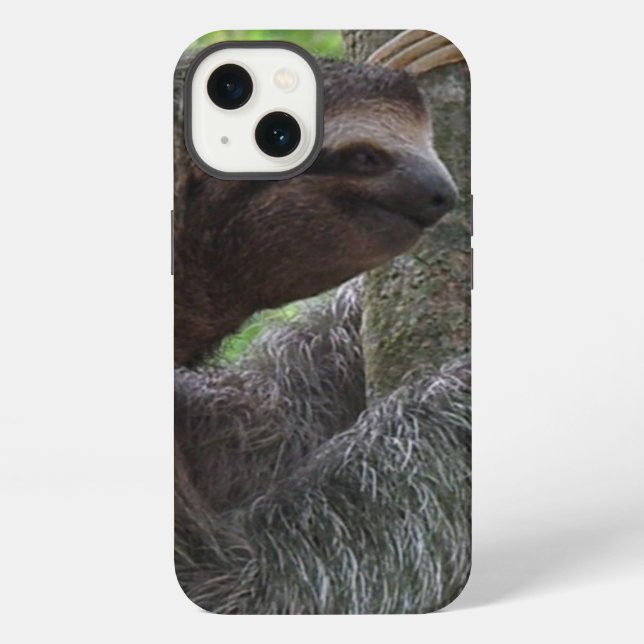 Cute Sloth Iphone Case (Back)