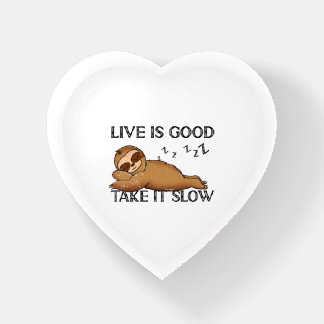 Cute Sloth Lazy Office Worker Working Sloth Paperweight