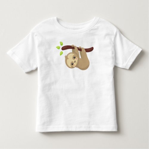 Cute Sloth Little Sloth Baby Sloth Lazy Sloth Toddler T_shirt