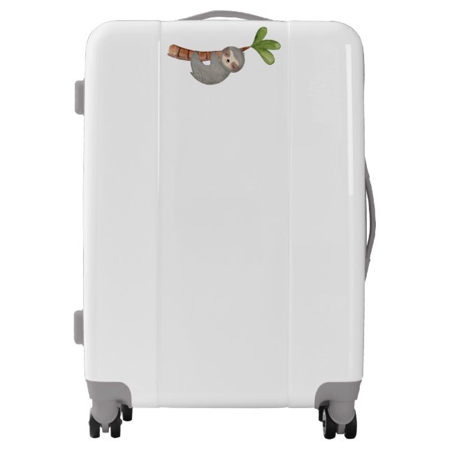 Cute Sloth Luggage (Front)