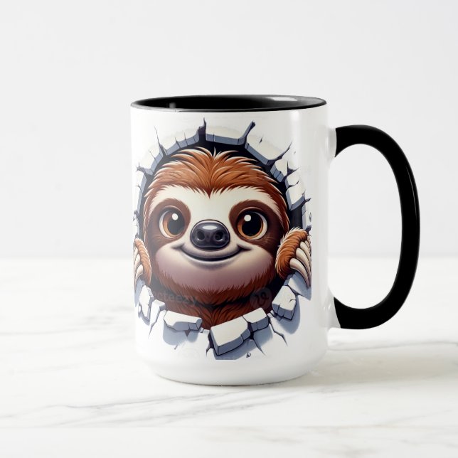 Cute sloth mug (Right)