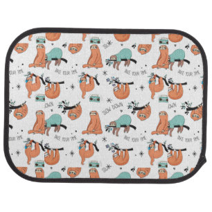 Cute Sloth Pattern Car Floor Mat