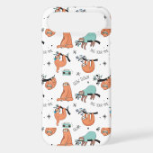 Cute Sloth Pattern Case-Mate Samsung Galaxy Case (Back)