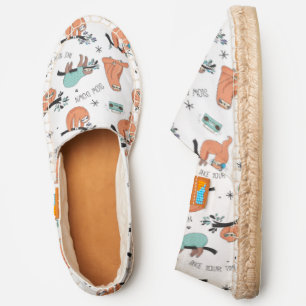 Cute Sloth Pattern Espadrilles
