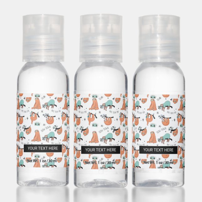 Cute Sloth Pattern Hand Sanitizer (Set)